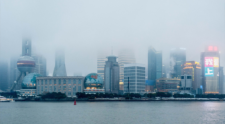 霧の中国