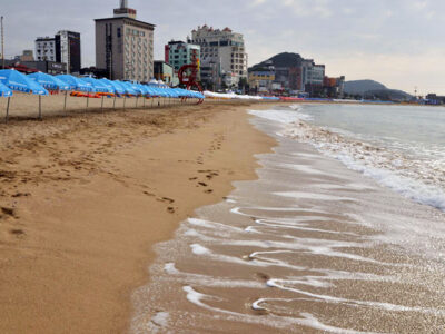 大連の海水浴