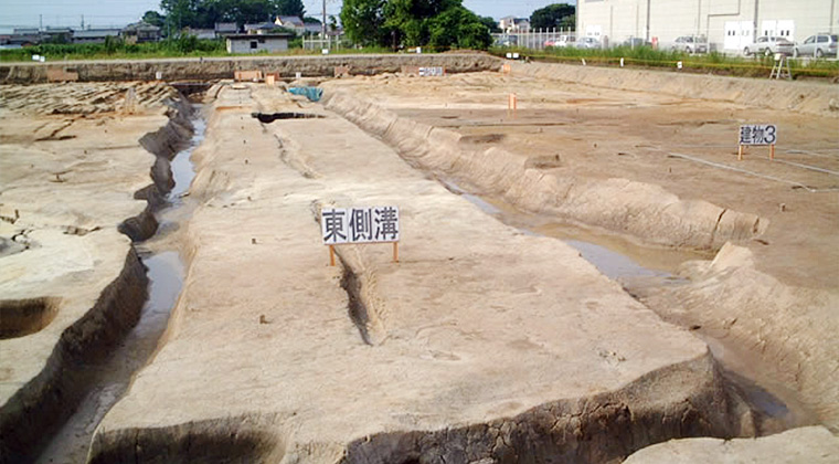 藤原京発掘現場