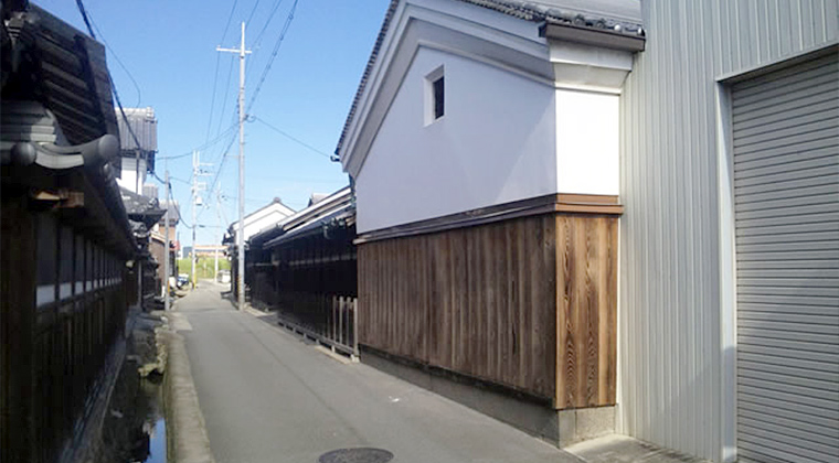 中谷酒造の江戸時代に建てられた米蔵