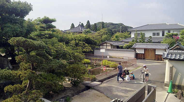誉田八幡宮から見る応神天皇陵