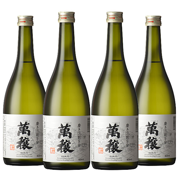 萬穣 磨き3割9分720ml×4本セット